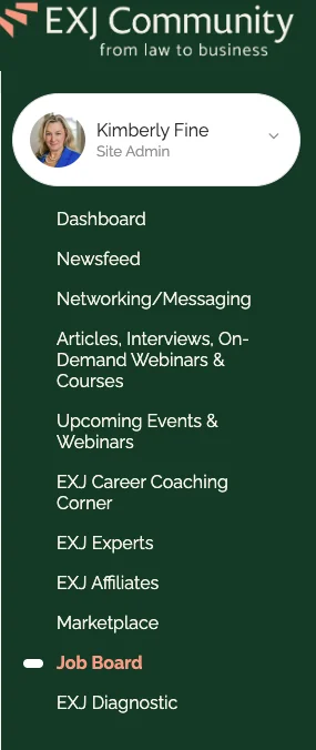 job board sidebar